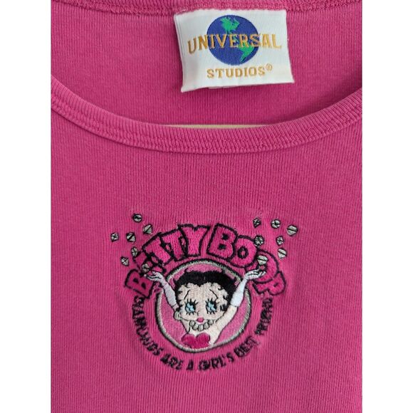Y2K Betty Boop Universal Studios Tshirt Diamonds Are A Girl's Best Friend Large - Picture 2 of 5